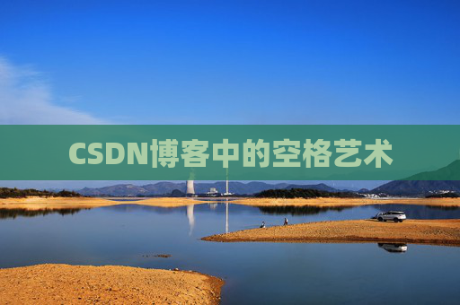 CSDN博客中的空格艺术